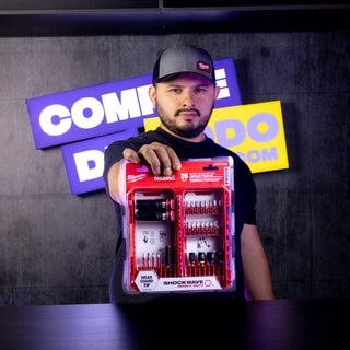 JUEGO 26pzs PUNTAS + COPAS P/HEX MILWAUKEE 48-32-4408