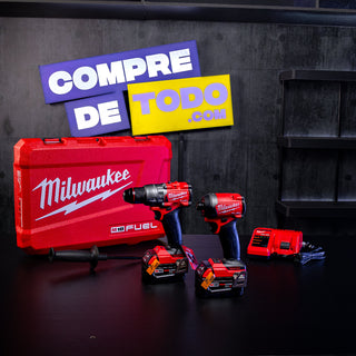 COMBO BARRENO PER 1/2" M18+ ATOR IMPAC 1/4 MILWAUKEE - 3697-22